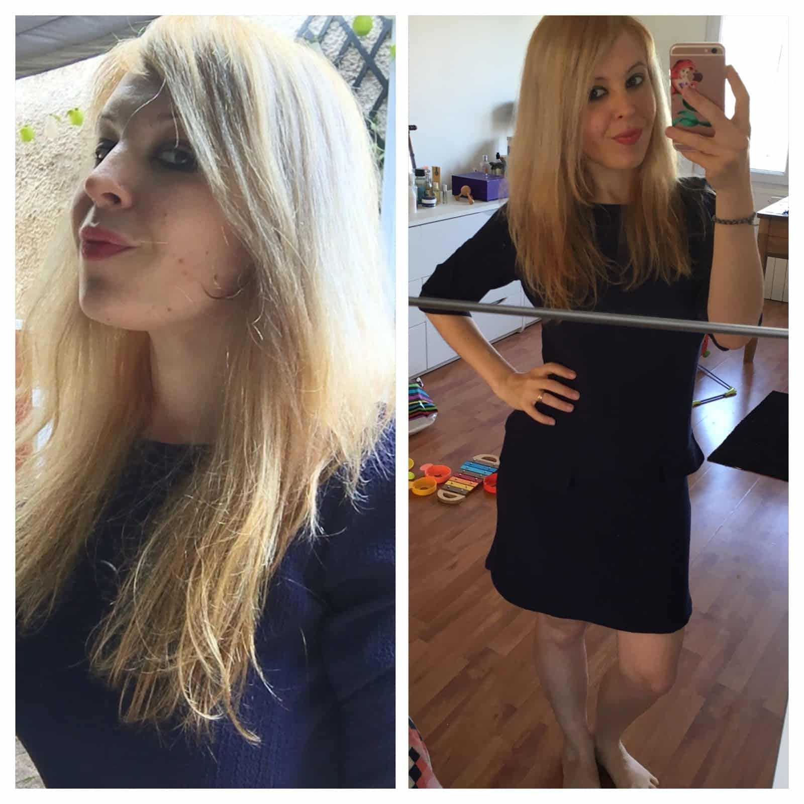 brune à blonde décoloration à la maison 