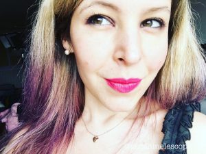 test colorist washout violet purple sur les cheveux violets