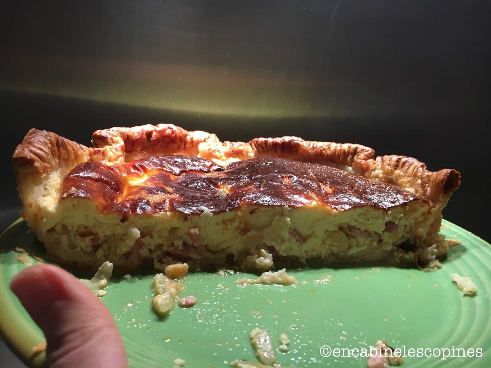 recette quiche lorraine pâte épaisse comme chez le boulanger 