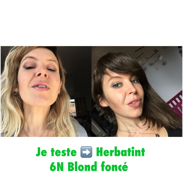 blond foncé 6N Herbatint coloration cheveux Vegan