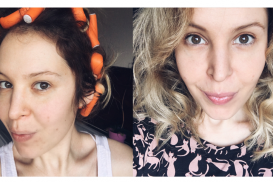 test bigoudis flexibles sur mes cheveux