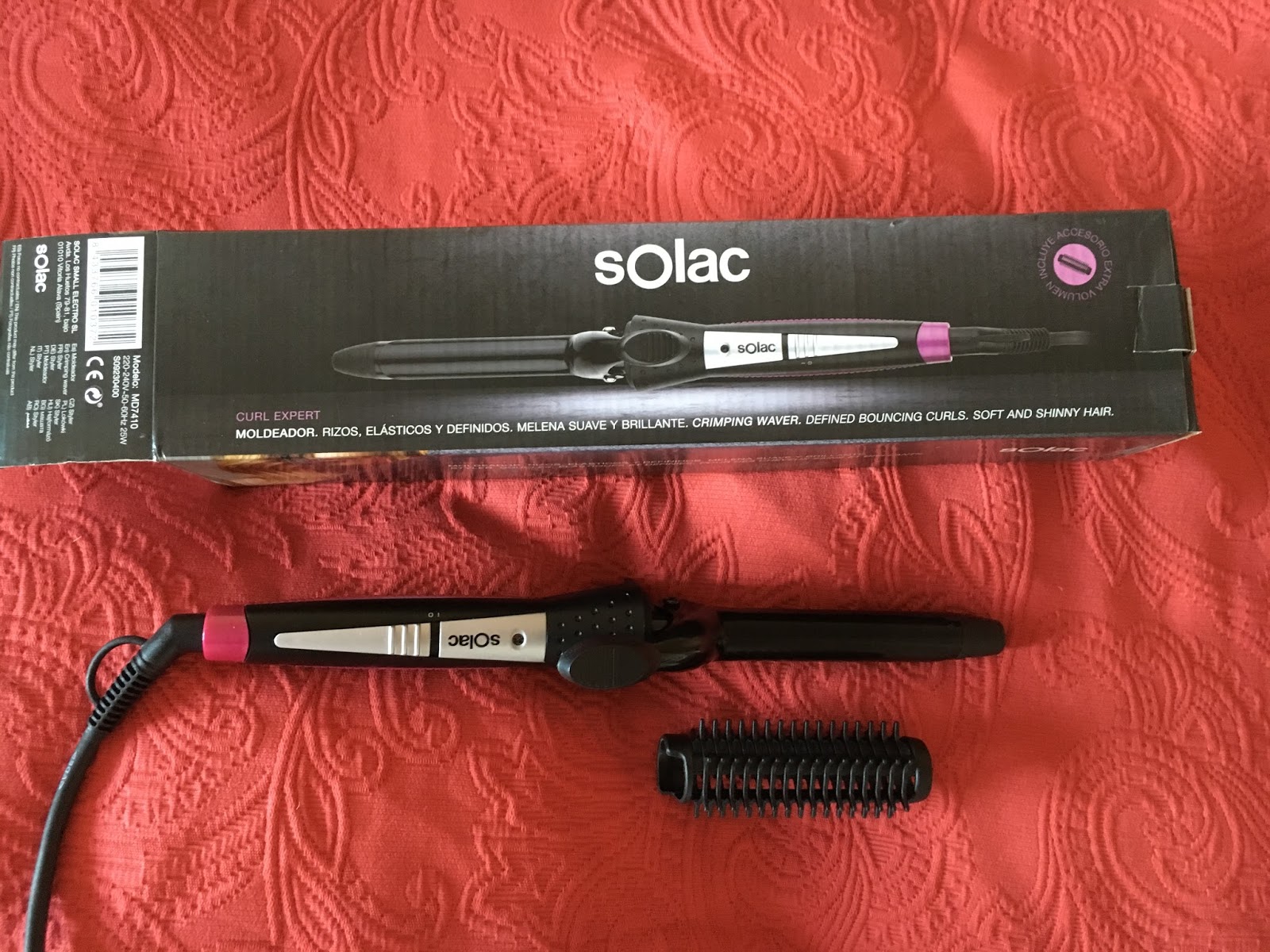 boucler cheveux avec le fer Solac Curl Expert boucler cheveux avec le fer Solac Curl Expert