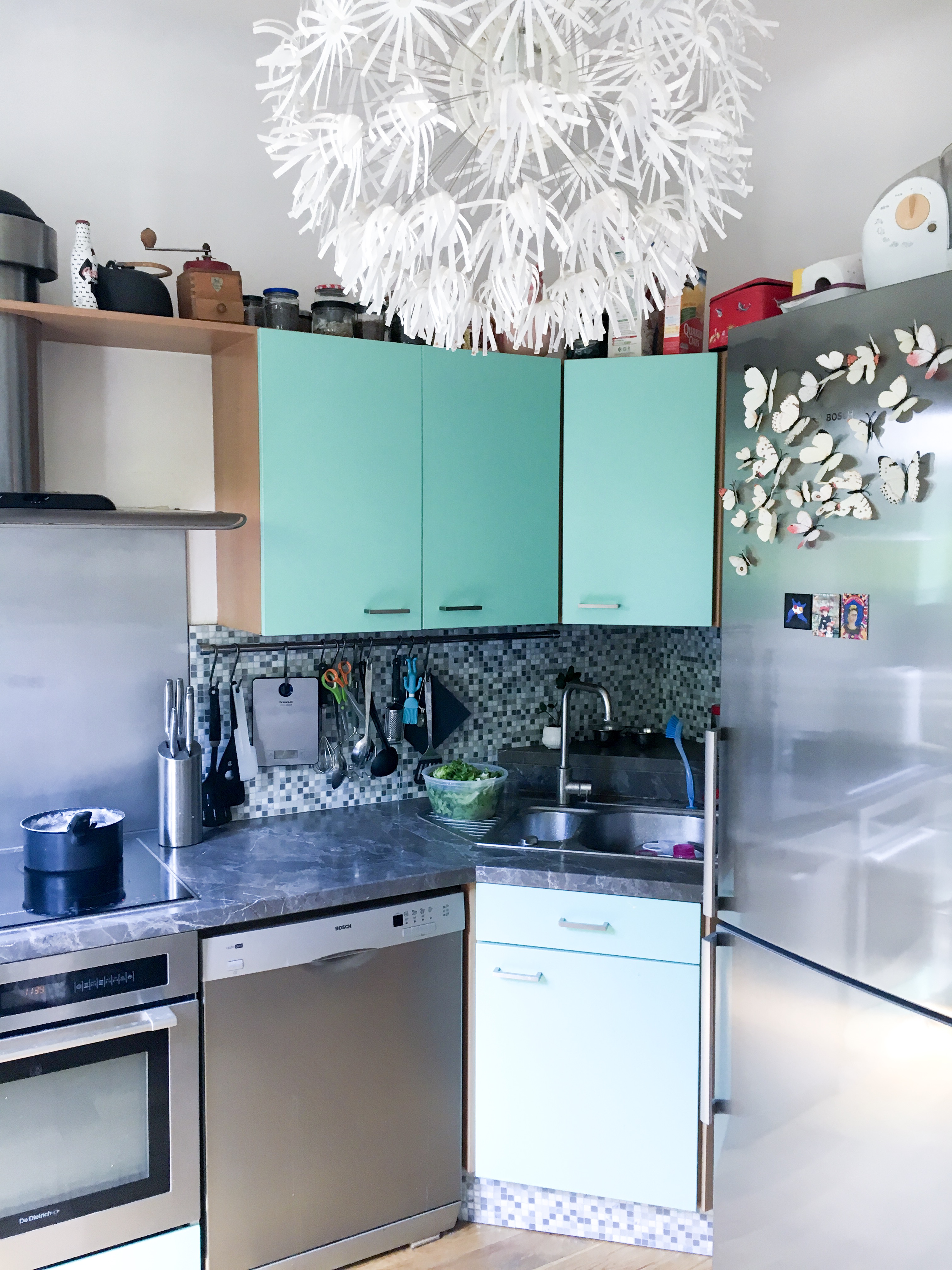 the smart tiles mosaïques autocollante dans ma cuisine 