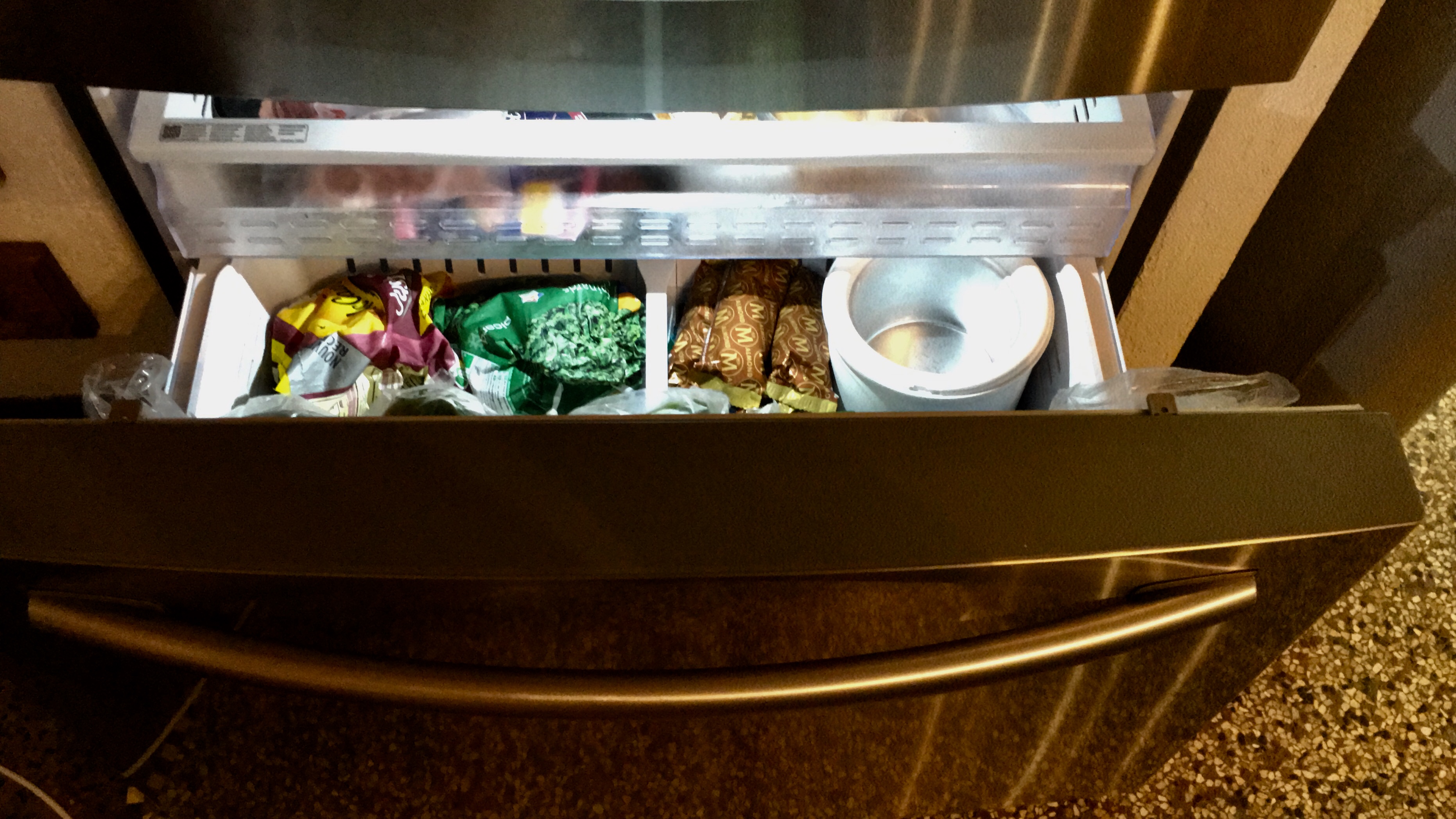 tiroir du frigo américain SAMSUNG RF24HSESBSR tiroir du congélateur