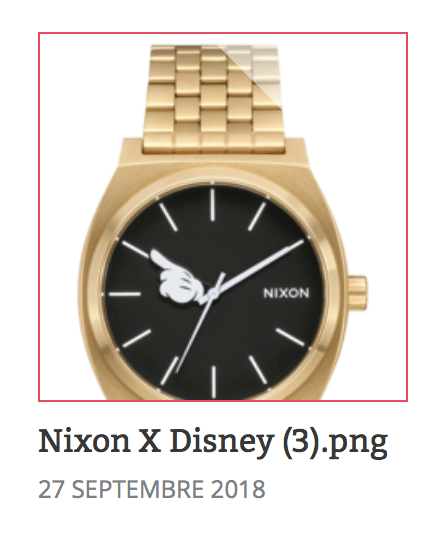 boutique disney cadeau de noel nixon x disney