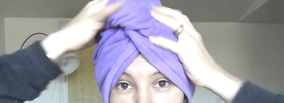 serviette absorbante d'eau cheveux séchage rapide