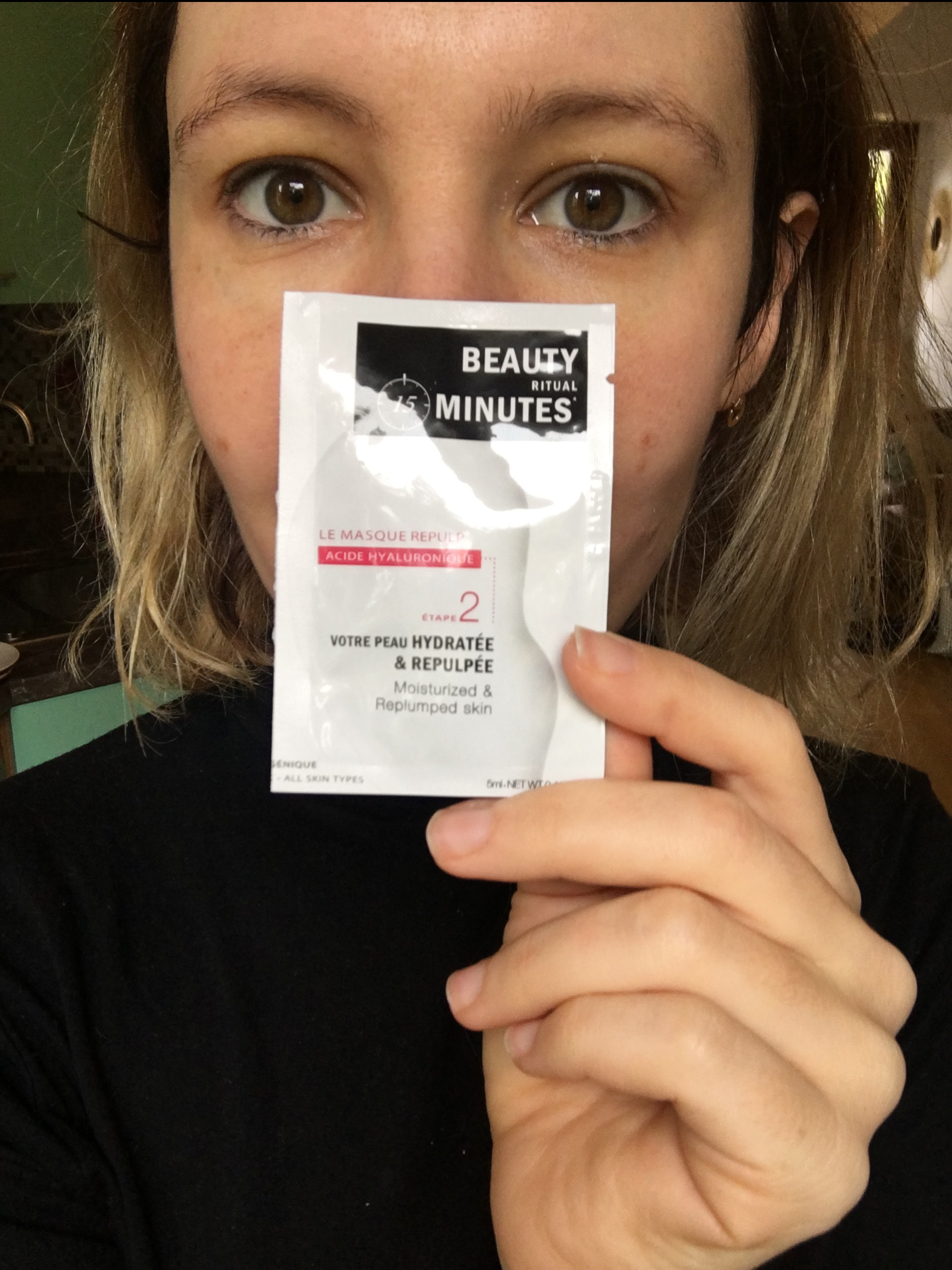 test le masque beauty minutes Novexpert