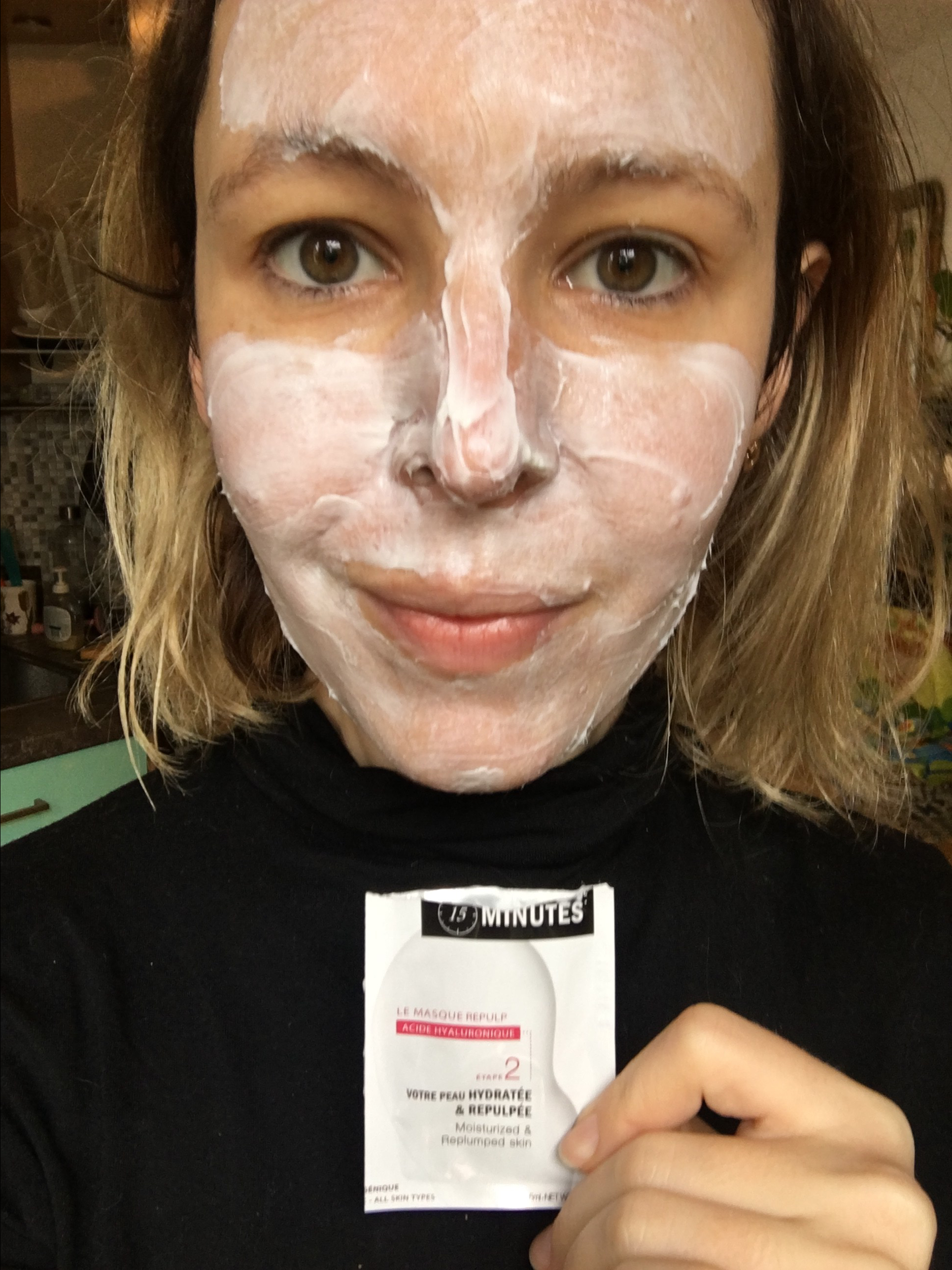 test le masque beauty minutes Novexpert