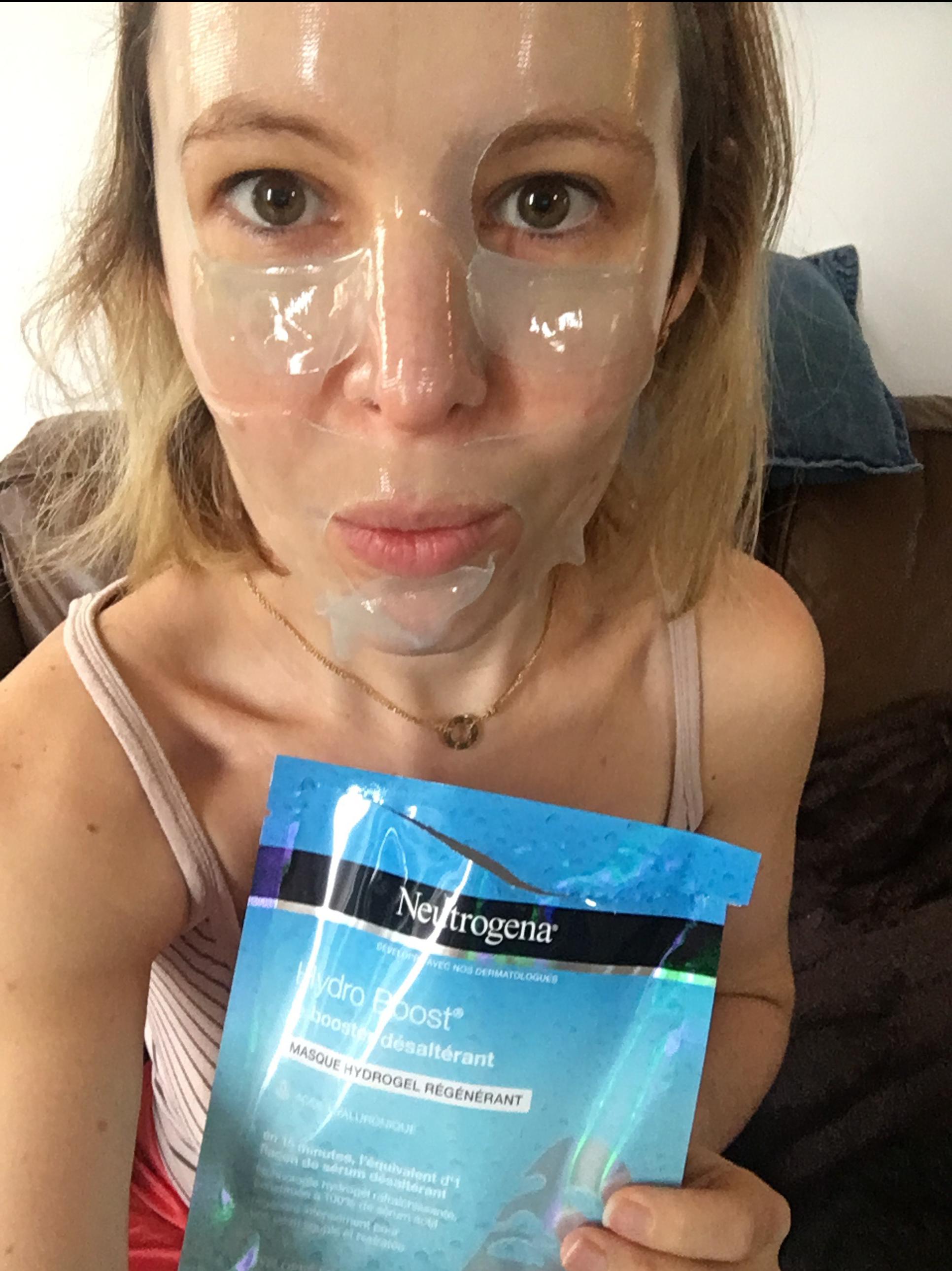 test Le masque hydrogel désaltérant Hydro Boost Neutrogena