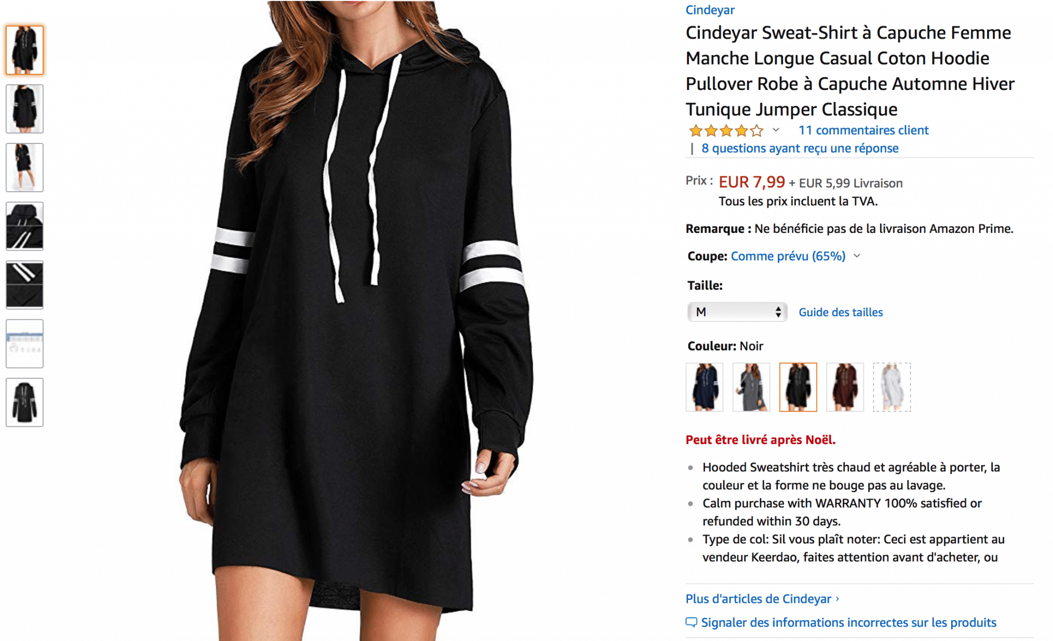 robe pull sweat-shirt amazon