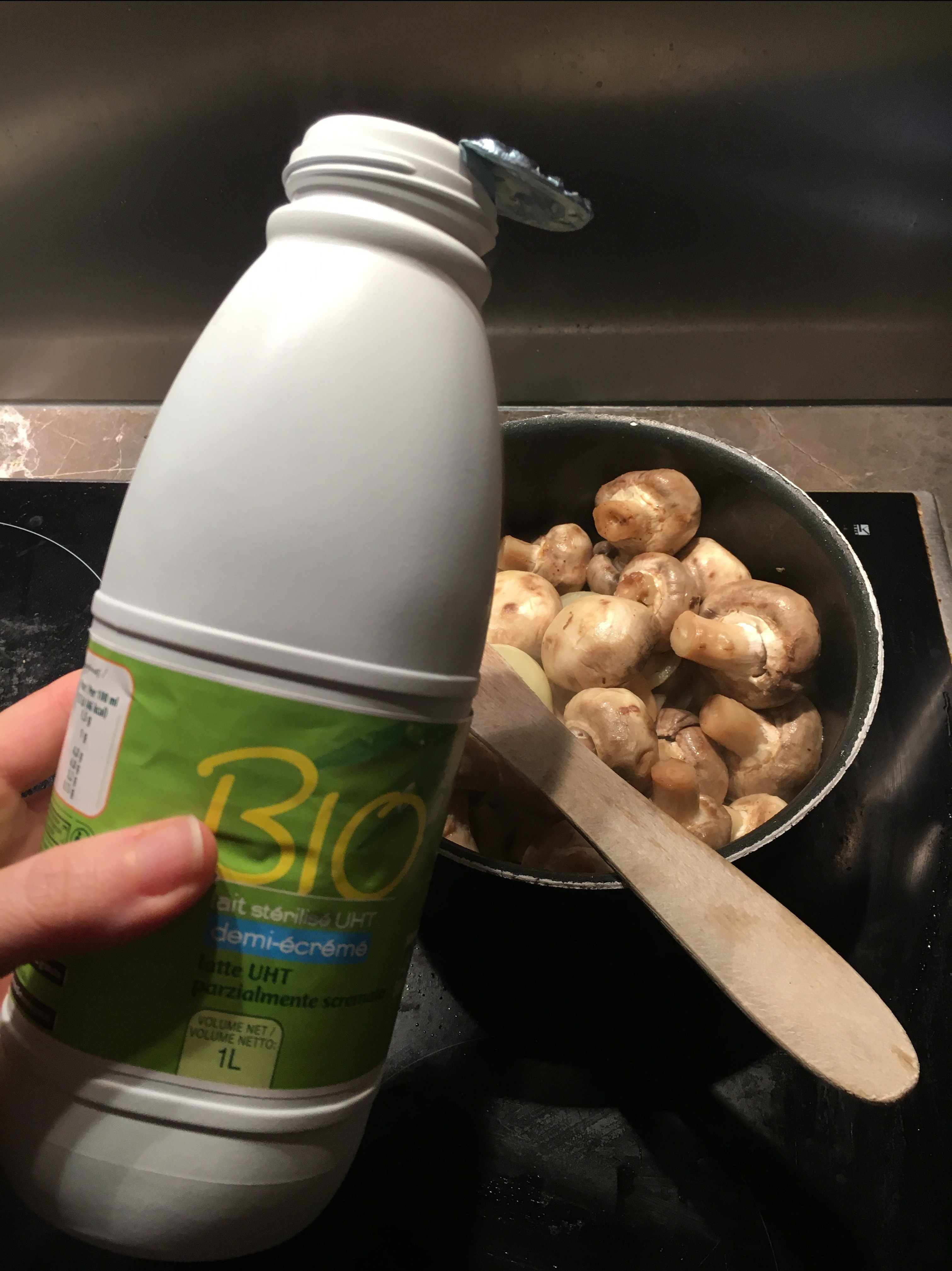 recette facile velouté champignons de paris