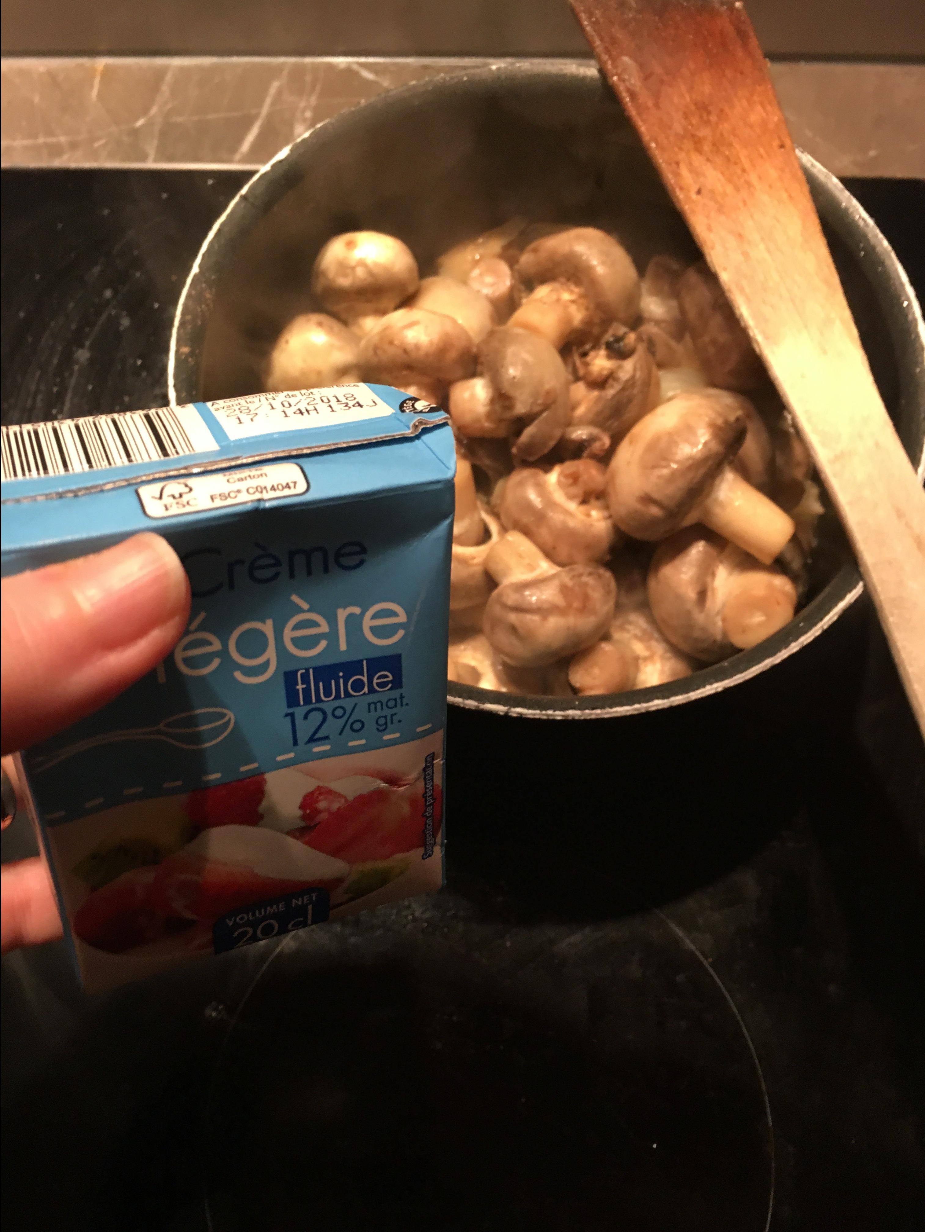recette facile velouté champignons de paris