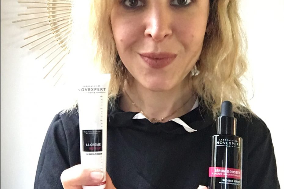 r ses premières rides avec le sérum booster et la crème repulp novexpert à l'acide hyaluronique