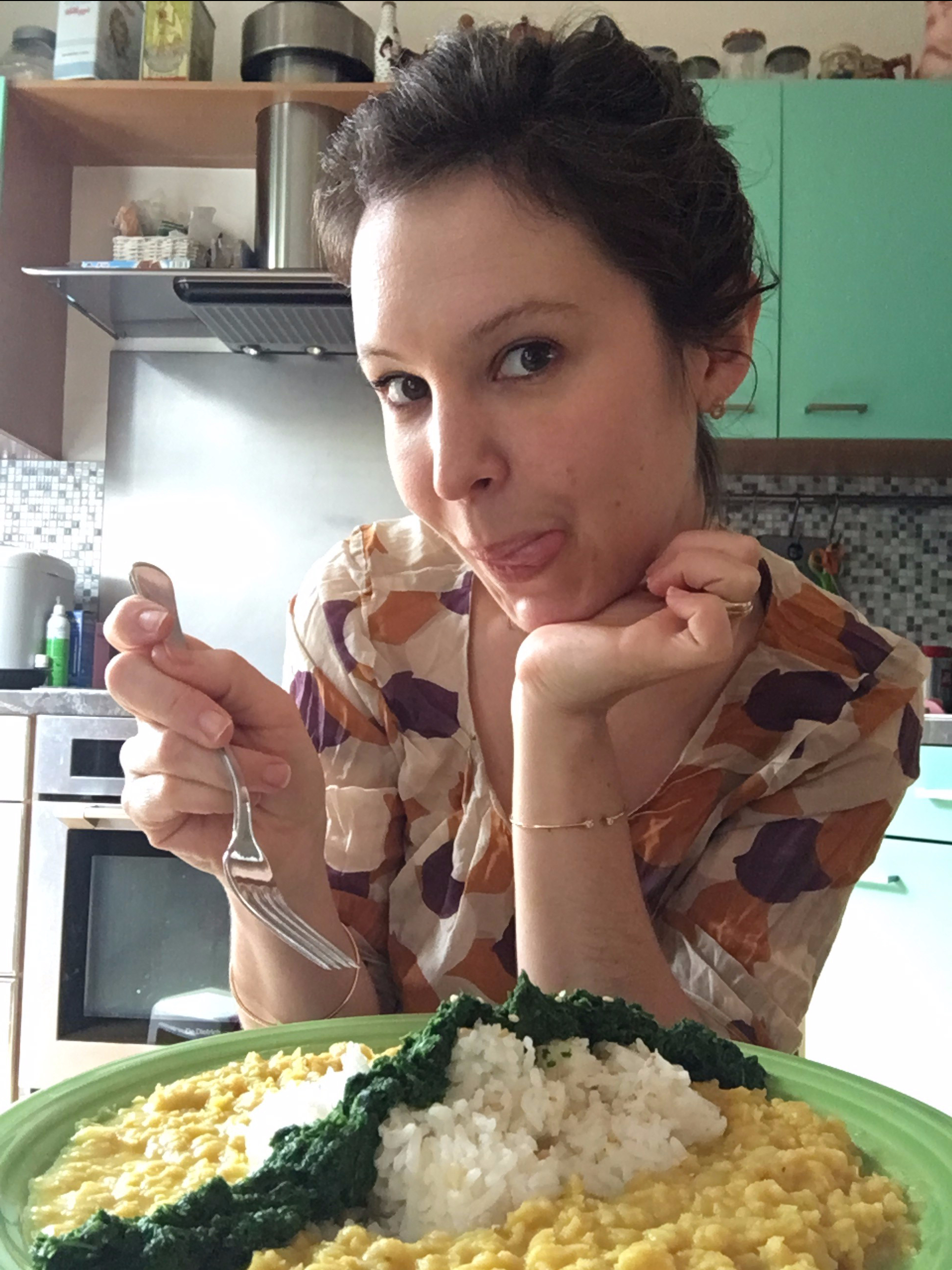 recette végétalienne dalhs lentilles corail lait de coco