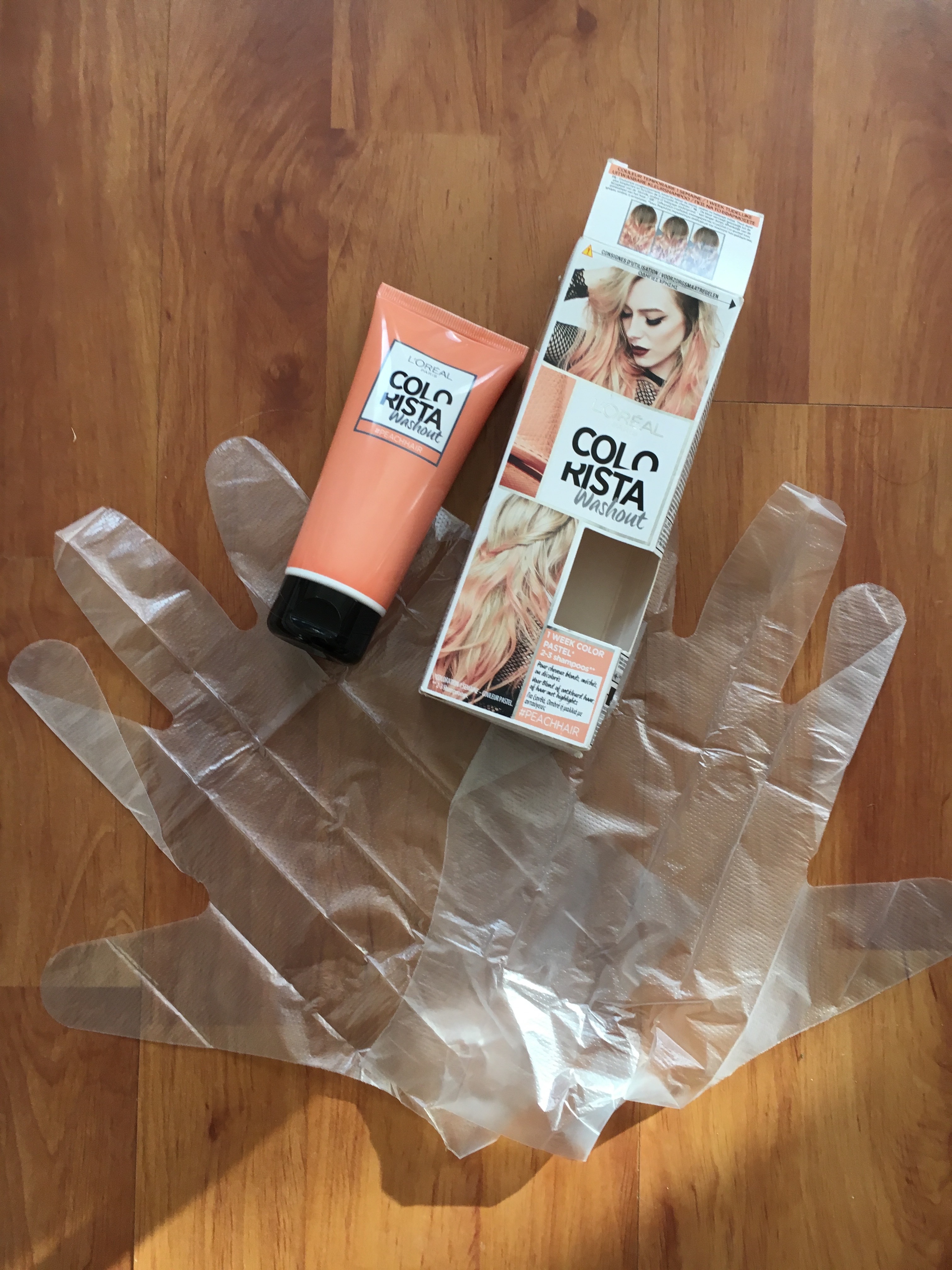 Colorista washout peach