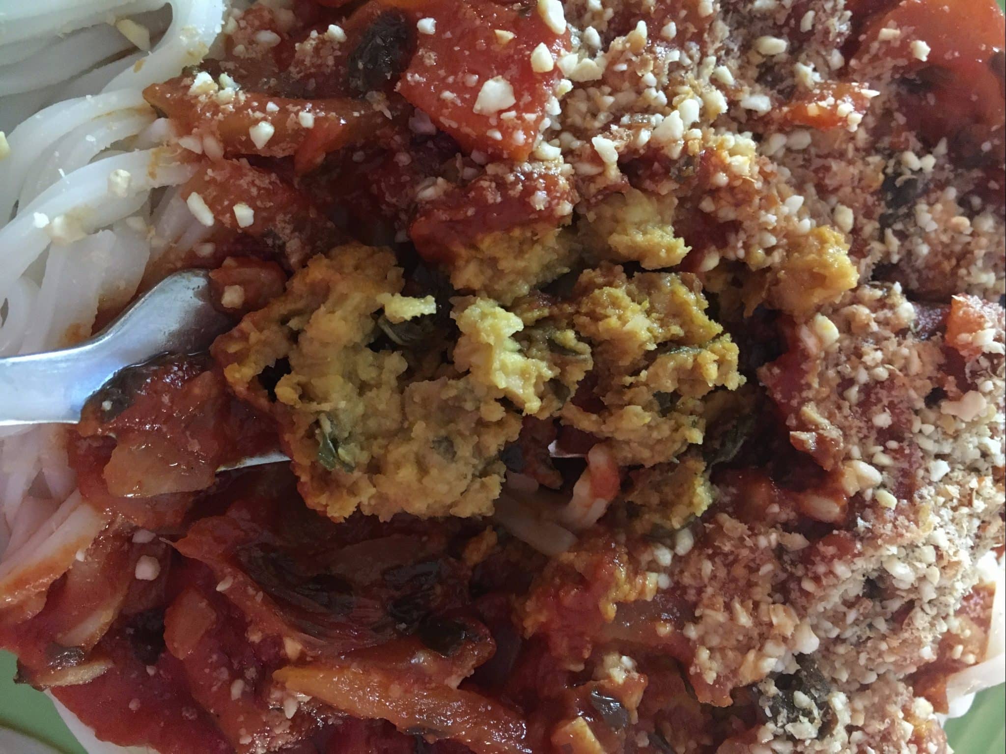 recette bolognaise vegan boulettes aux pois chiche sans soja sans protéines de soja