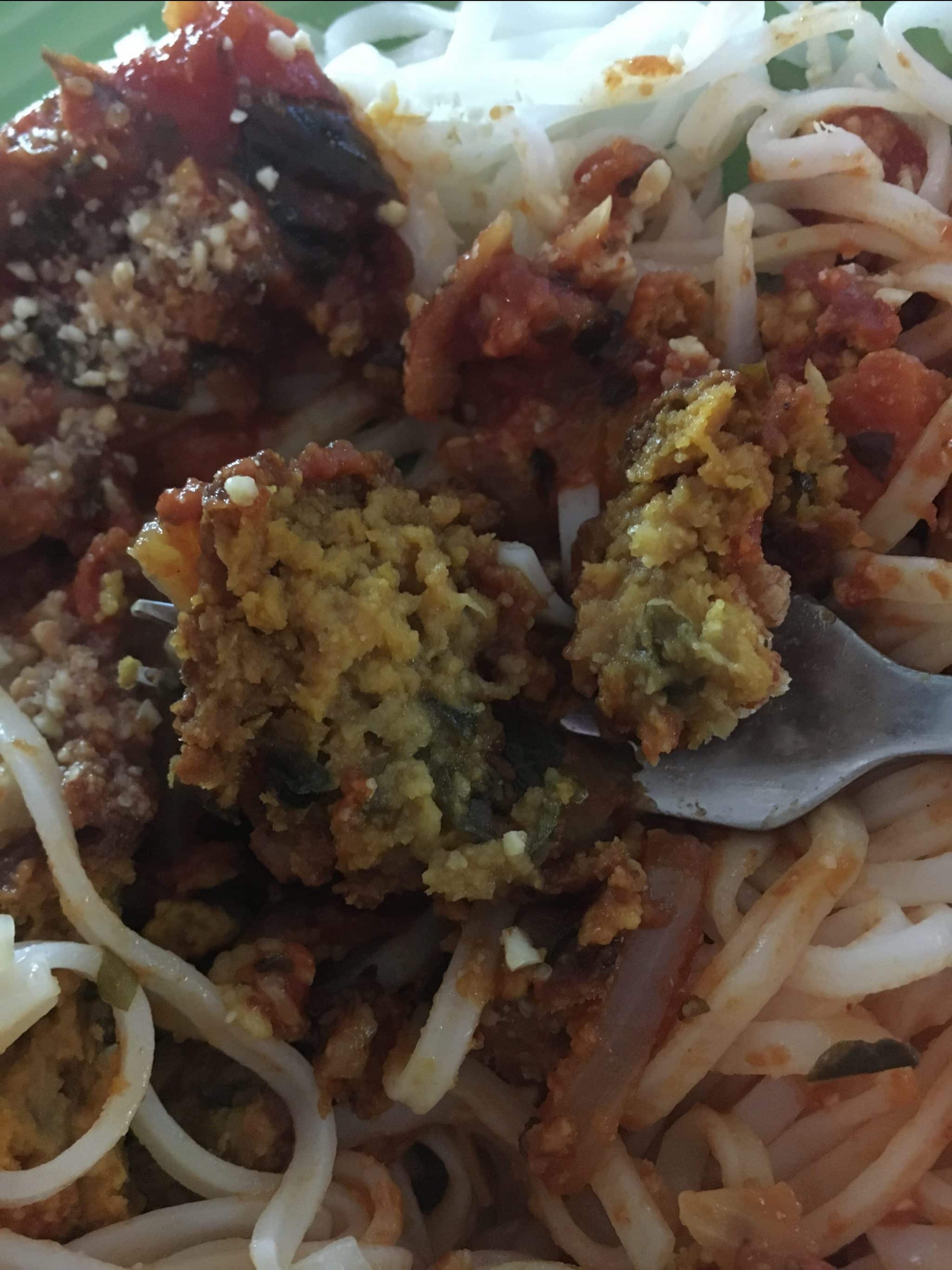 recette bolognaise vegan boulettes aux pois chiche sans soja sans protéines de soja 