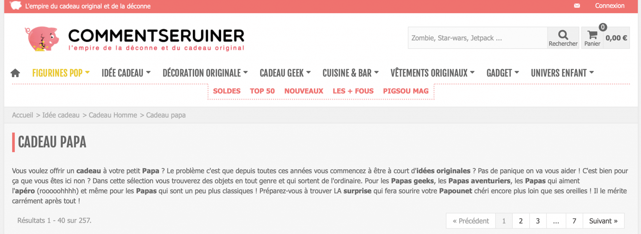 avis sur le site Commentseruiner