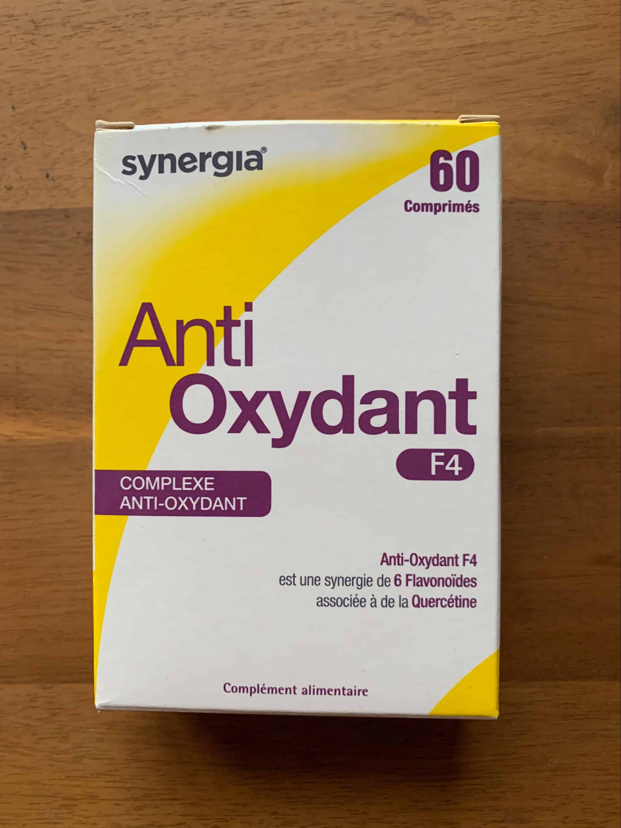 l'antioxydant F4 Synergia