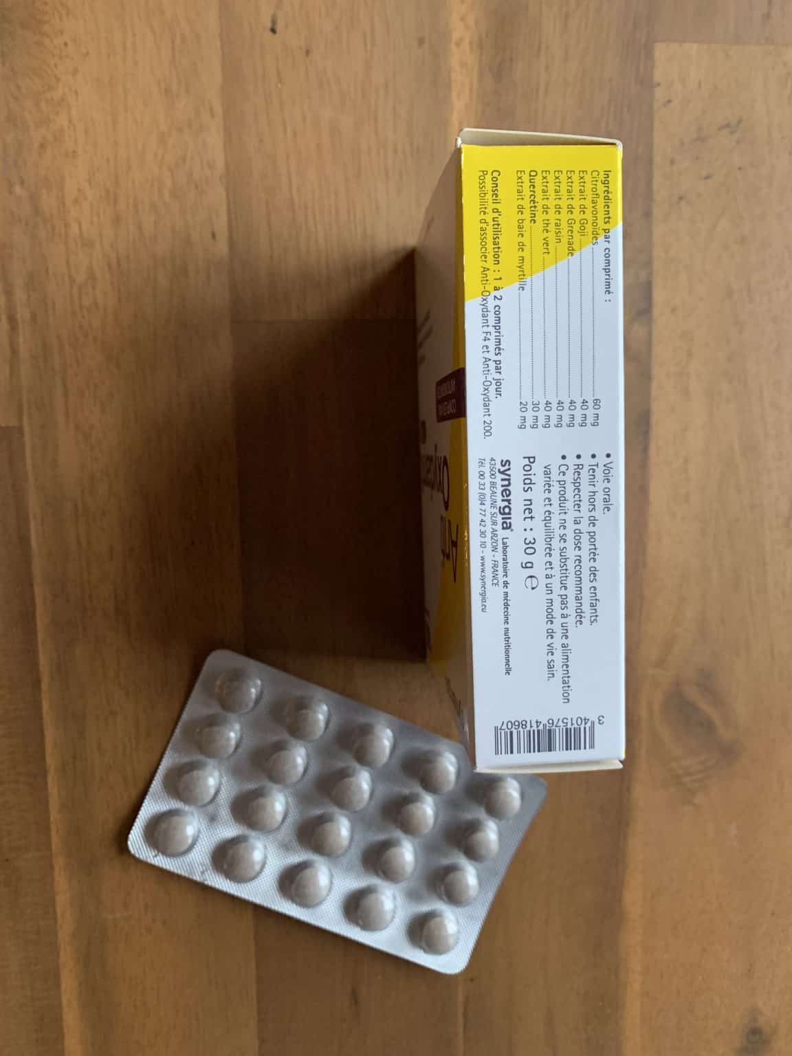 l'antioxydant F4 Synergia