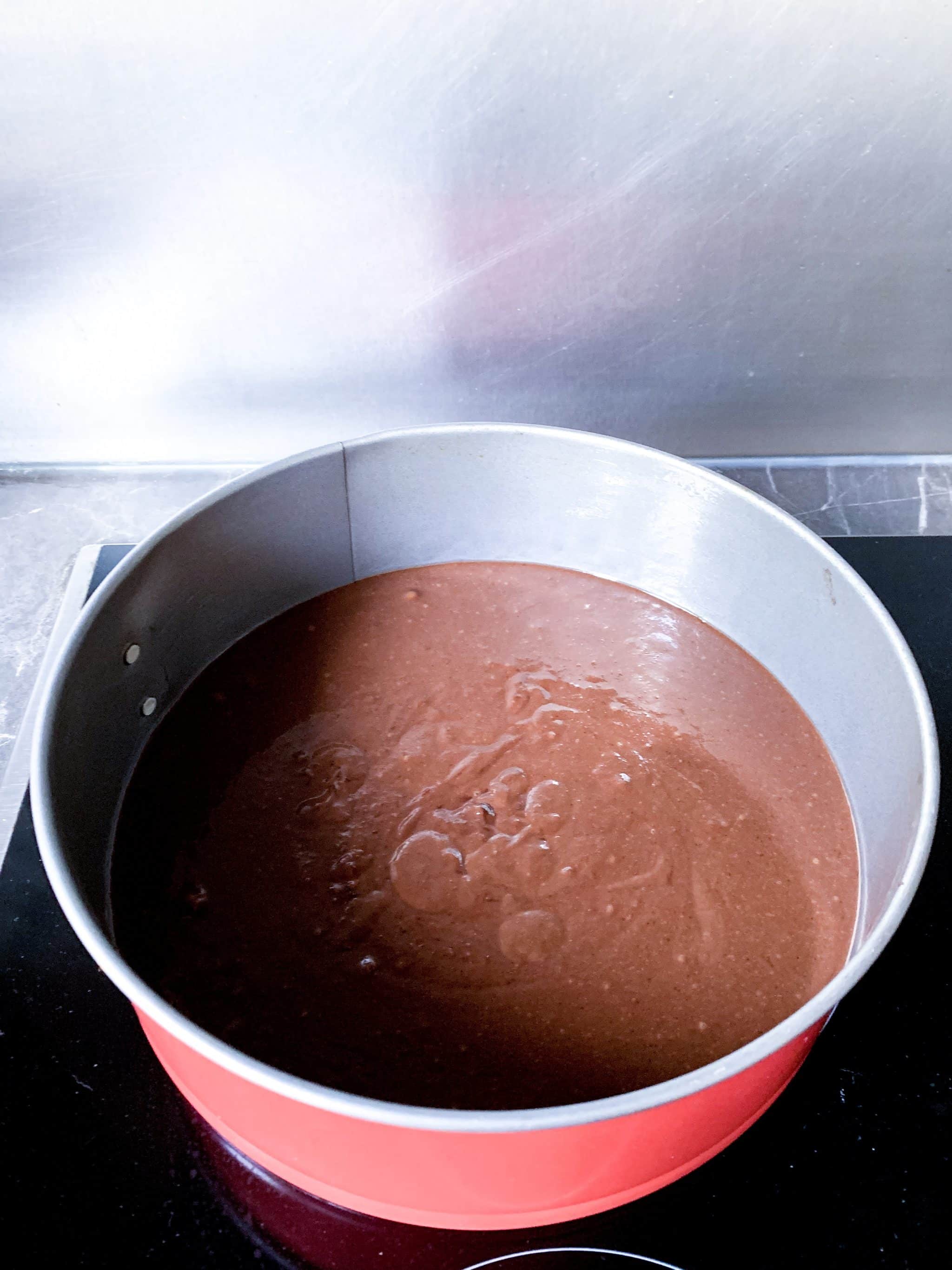 recette de gâteau au chocolat light sans beurre avec compote pommes  recette de gâteau au chocolat light sans beurre avec compote pommes