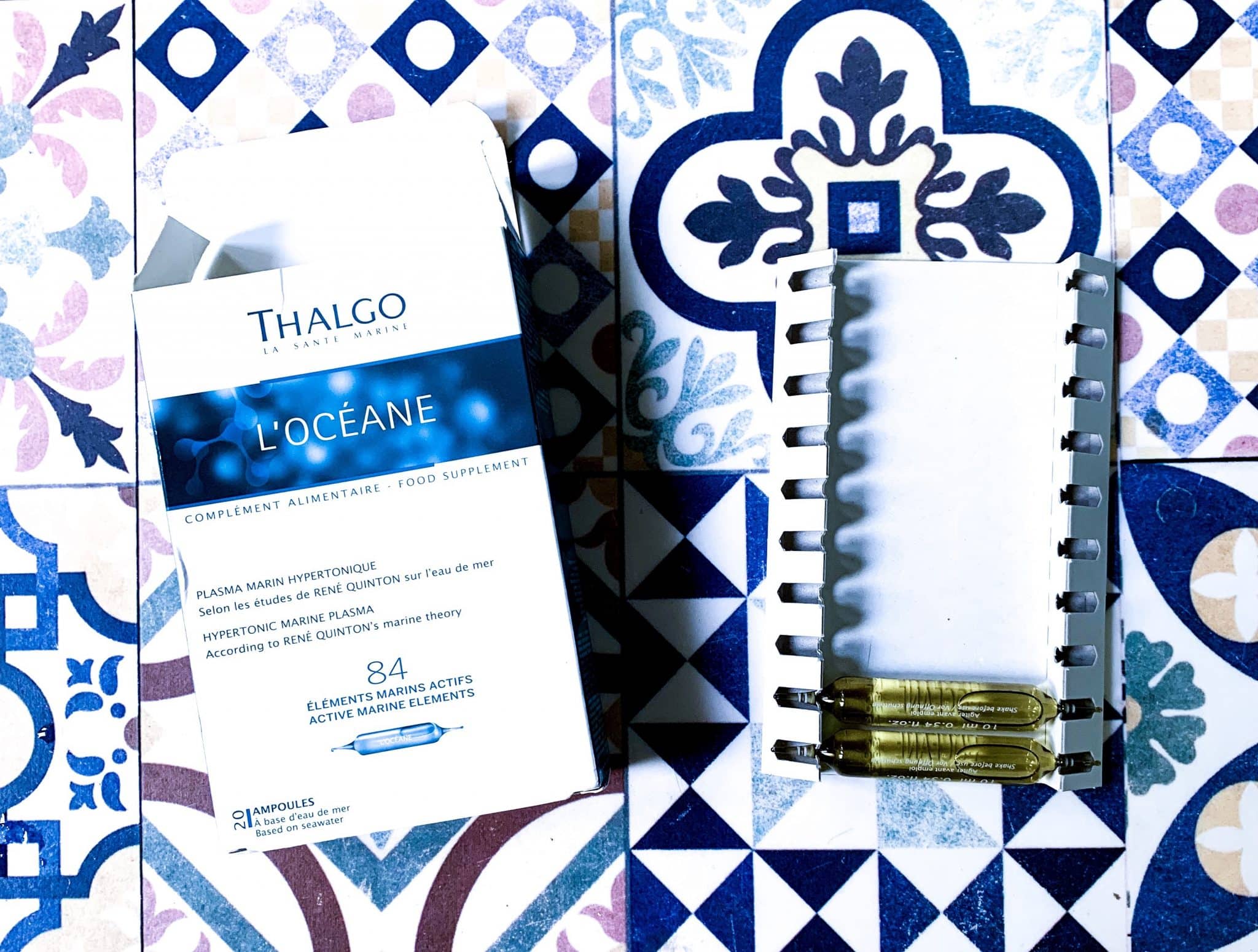 ampoule plasma marin eau de mer Thalgo L'océane