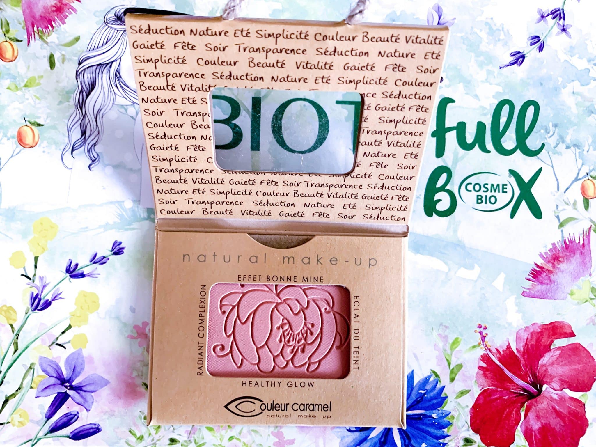Biotyfull Box d'Avril 2019 couleur caramel
