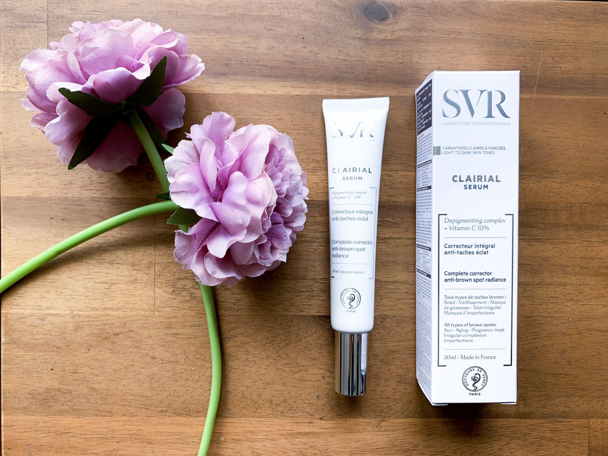 avis clairial crème retirer tache ancien boutons marques brunes