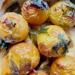 recette prunes rôties miel verveine