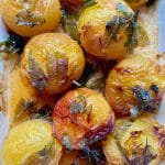 recette prunes rôties miel verveine