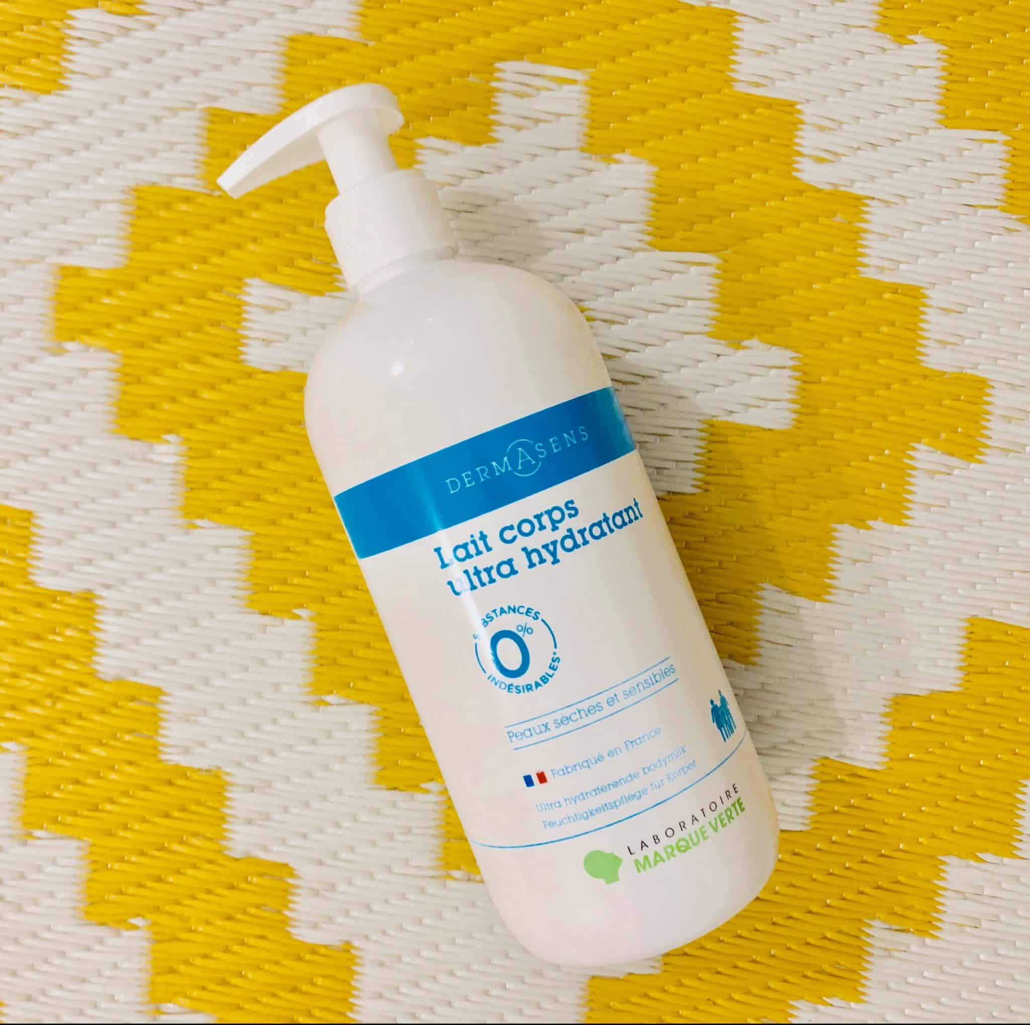 avis lait corps dermasens laboratoire marque verte