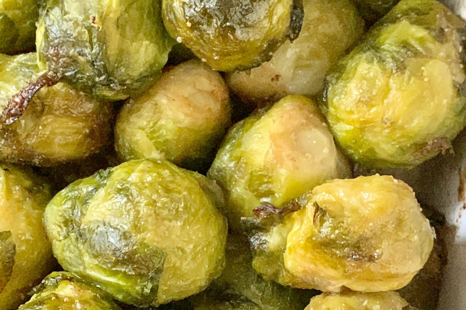 recette de choux de bruxelles caramélisés au four