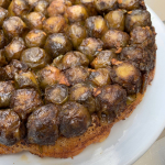 recette tarte tatin choux de bruxelles vinaigre balsamique miel