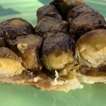 recette tarte tatin choux de bruxelles vinaigre balsamique miel