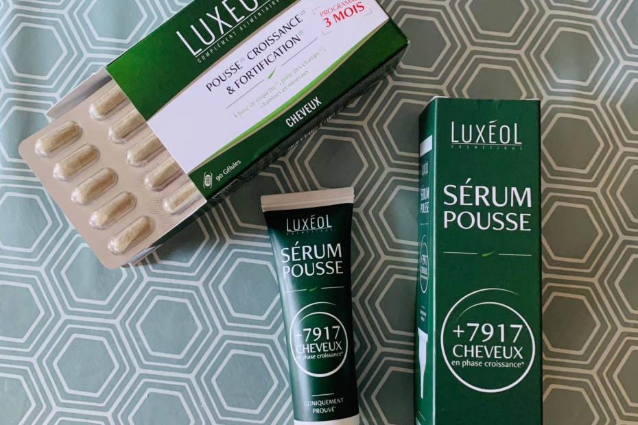 avis sérum pousse cheveux luxeol complément alimentaire cure 3 mois Luxeol