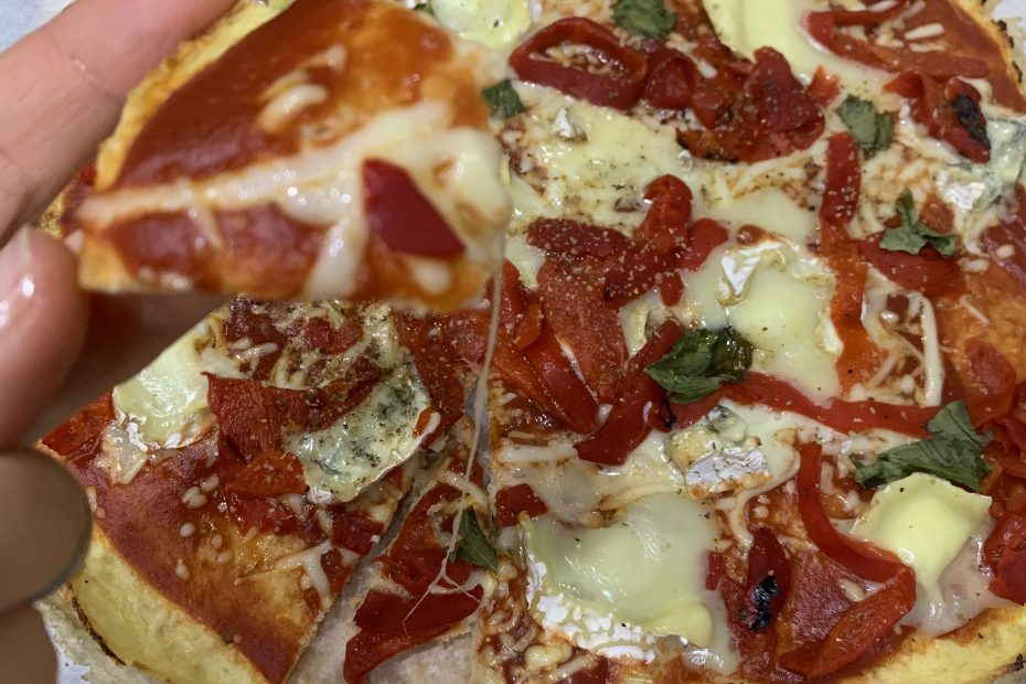 recette pâte à pizza base chou-fleur sans gluten