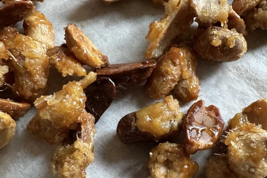 recette facile chouchou au air fryer ou à la poêle avec des cacahuètes