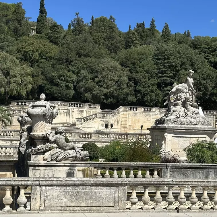 Sortie à Nîmes Les jardins de la fontaine