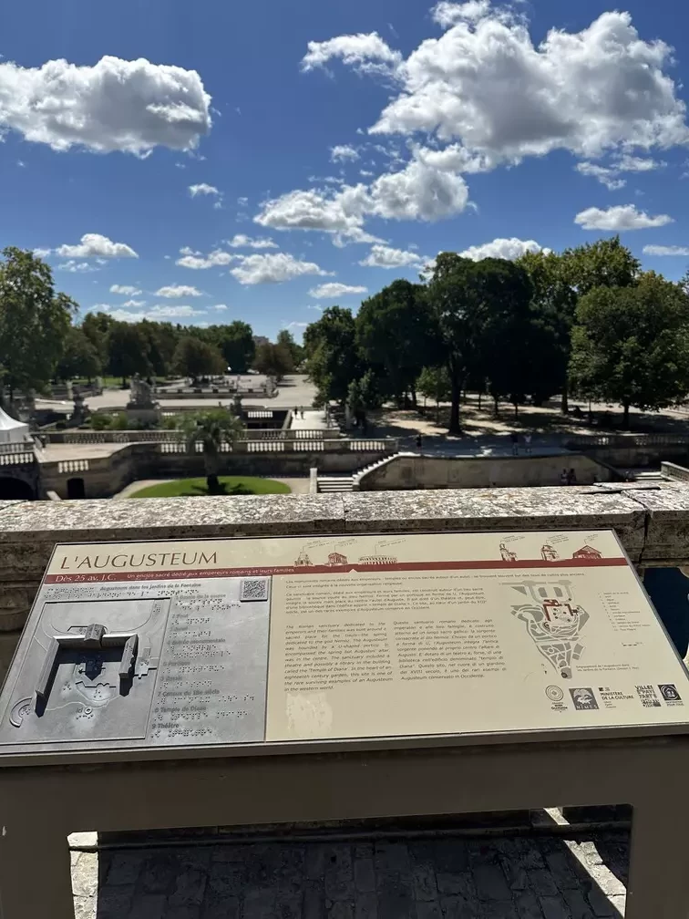 Sortie à Nîmes Les jardins de la fontaine