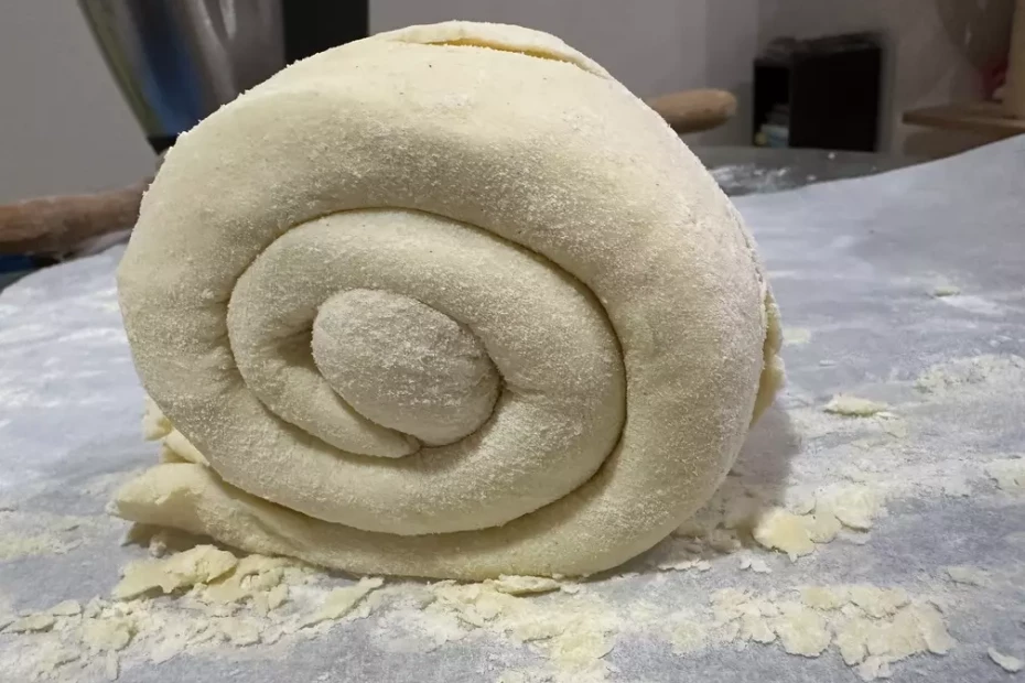 La recette de pâte feuilletée facile et rapide, technique escargot