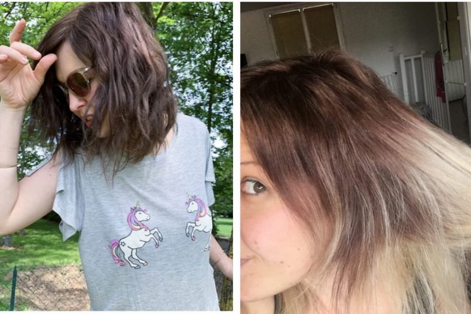 Recouvrir mon ombre hair blond